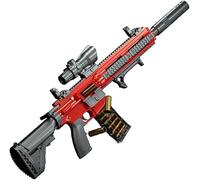 Toy Foam Blasters, M416 Shell Ejection Soft Bullet Gun EVA Soft Sniper Rifle, Blaster Weapon Toys Gun Kids Garden Shooting Game Birthday Gift for Boys Girls Teens (Red)