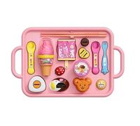 Toy Food Set Role Play - Cooking Pretend Play, Supplies Educational Kitchen Simulation, Durable Safe Learning Creative | Imagination Set For Boys Girls Preschool Kindergarten Classroom Event Use