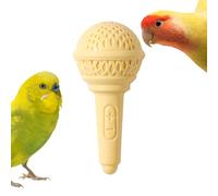Toy for Cockatiels - Microphone Rattle Sand Hammer | Chew Toy for Budgies - for Physical Movement and Prevention of Boredom for Cockatiels and Finches in the Home