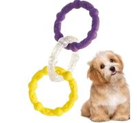 Toy for dogs for pulling and tugging - 3-ring fetch and movement game | chew toy for dogs | for outdoor training in the garden on the lawn on the patio backyard park am