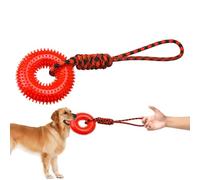 Toy for Dogs - Squeaky Dog Toy | Emotional Bonds, Energy Means and Funny Puppy Boredom Relief Toy with Rope Mental Stimulation Interactive Ring for I