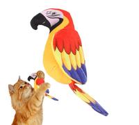 Toy for Simulated Cats, Chirping - Cats for Cats, The Wings Swing, Chewing Plush for Cats Toy with Cat Grass | Toy for Teething Kitten for Domestic G