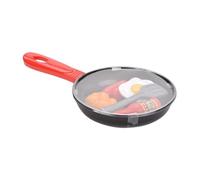 Toy Frying Pan - Children's Kitchen Accessory | 11.02 Inch Realistic Simulation Play Kitchen Set | Educational Role-Playing Game For Little Chefs, PP PE Material, Culinary Scene For Boys And Girls