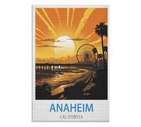 Toy Fun Family puzzle box, Anaheim California,Adults 1000 Piece Jigsaw Puzzle- Christmas,52x38,paper puzzle ,AA-642