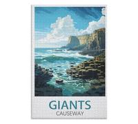 Toy Fun Family puzzle box,Giant's Causeway,Adults 1000 Piece Jigsaw Puzzle- Christmas,75x50,wooden puzzle ,AA-802