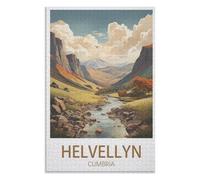 Toy Fun Family puzzle box，Helvellyn Cumbria，Adults 1000 Piece Jigsaw Puzzle- Christmas，70x50，paper puzzle，AA-842
