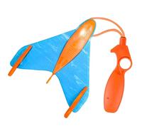 Toy Glider Plane - Backyard Flyer, Kids Airplane | Outdoor Catapult Plane Toy Light Up Glider Model Aircraft Durable Body Safe Rounded Wings Easy Launch Balanced Smooth Glide Exciting