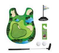 Toy Golf, Bathroom Putting Game, Funny Novelty Mini Golf Set with Club Balls Mat, Joke Present Perfect Gag Gift for Boys Husband Boyfriend Son Friends Birthday Party Entertainment Indoor Fun