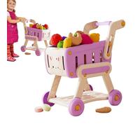 Toy Grocery Cart - Feat Shopping Set, Kids Trolley Game, Miniature Supermarket Kit | Interactive Collection, Colorful Playhouse Accessory Pack, reg Shopping Fun