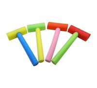 Toy Hammer Set, Colored Hammering Toys, Safe Foam Percussion Equipment, 4 Pieces Interactive Game, Fine Motor Skill Development, Indoor Playroom Kindergarten Learning, Boys Girls Educational Fun