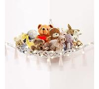 Toy Hammock for Stuffed Animals Teddy Hammock Macrame Boho Teddy Bear Storage Hammock Plush Toy Storage Net Soft Toy Net Hammock for Teddies Corner Hanging Toy Storage Holder for Kids Room