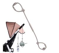 Toy Holder Strap - Silicone Safety Straps for | Multi-Functional High Chair Accessories Clip Adjustable Teether Designed with an Adjustable Length and Multiple Grommets, This Stroller Toy