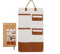 Toy Holder, Wall , 15.75 Inches, Hanging Storage Pockets, Cat Accessories Mount Bag, Multi Pocket Toy for Home, Living Room, Bedroom, Kitten, Catnip, Treats, Grooming Brush, Pet Comb