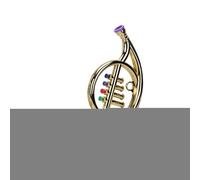Toy Horn, Trumpet Toy - Musical Instrument with Horn - Lightweight Walking Trombone Educational Fited to Play for Beginners in Classroom