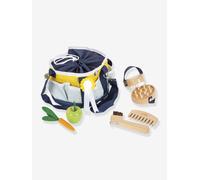 small foot Toy Care Set with bag, child-friendly wooden tools, accessories for p