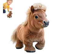 Toy Horse Walking - Electric Plushhorse, Interactive Pet Toys | Children, Robotic Pet Toy, Soft Interactive Companion, Smart Simulation, Cute Robotic Horse Kids, Robotichorse for Girls