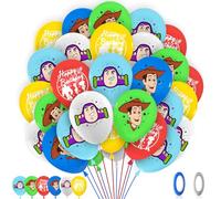 Toy Inspired Story Birthday Decorations for Girls Boys- 32pcs BirthDaY BallOons DecorationS, Latex Balloons for Kids, Happy BirthDay Balloons, Party BalloonS Supplies for Toy Happy BirthDay Decoration