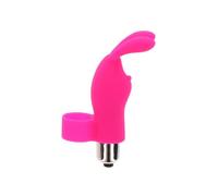 ToyJoy Pink Silicone Pink Finger Vibe Bunny Rabbit Teaser Pleaser Mini Vibrator