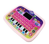 Toy Laptop, Smart Pad Educational Toys for Kids, English Learning Machine with LED Display for Preschool Boys Girls 1-4Years Old (Pink/Green)