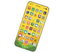 Toy Learning Play Cell Phone - Touch Screen Learning Game Mobile Phone - With Light Touch Screen Phone Rechargeable Educational Content For Boys