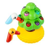 Toy: Magnetic Woodpecker, Tree Shaped Rotating Game, Educational Activity Set | Fruit Picking Game with Sound Light for Kids Starting