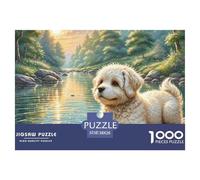 Toy Manchester Terrier 1000 Pieces Jigsaw Puzzles Engaging Educational Games Jigsaw Puzzle Unique Puzzle Gift for Adults & Families 38x26cm/1000pcs