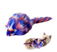 Toy Mice for Cats | Plush Cat Exercise Toys - Squeaky Kitten Chew Training Tools, Plush Stress Relief Playing Devices for Pets