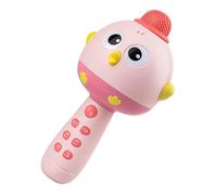 Toy Microphone - 2-in-1 Chicken-Shaped Music Player, Rechargeable Portable Microphone for Kids, Fun LED Light Design, Interactive Singing Toy with Clear Sound, Entertaining Accessory for Party
