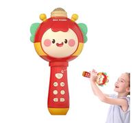 Toy Microphone Cartoon Singing Machine | Kids Play Microphone for Preschoolers Birthday Party Home Playroom School Events Performance Play Classroom Activity Stage