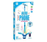 Toy Microphone | With Light Interactive Adjustable Stand Music Toys,Speech Feedback Toy Karaoke Mics - Boys Girls Prechoolers Family Friends Daughter Son