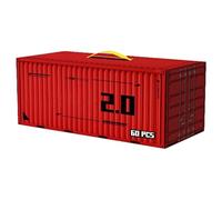 Toy Model Truck Container - ABS Storage Box Organizer with 48 or 60 Vehicles | Shoot Race Cars Figure Set | for Boys Girls Sons Girl Game Transport C