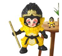 Toy Monkey - Face Changing Figures - Lined With Realistic Funny Monkey For Libris Creative Artistic Design: Highlights The Captivating Art Of Face Change Through A Mechanism