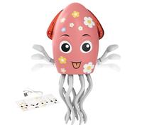 Toy Octopus for kids - Crawling Dancing Squid, Interactive Wiggling Robot Lights Music | Learning Activities for Kids 0-6 Years, Preschool School Birthday Party Home Girls Boys Fun Educational Play