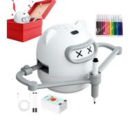 Toy Painting Robot - Camera Scanning Mechanism, Artistic Lighting Device, Includes 100 Cards, 12 Colour Pens | Educational Learning Birthday Party Home School Creativity Boys