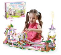TOY PLAYER Friends Princess Castle Roller Coaster Building Blocks Set,Compatible with Lego, STEM Creative Amusement Park Building Set for Girls 6+ Years, for Girls (991 PCS)