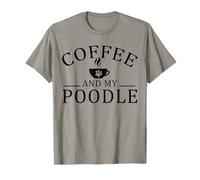 Toy Poodle Dog and Coffee Miniature Poodle T-Shirt