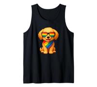 Toy Poodle, Gay Pride, Apricot, Red, Light Brown Tank Top