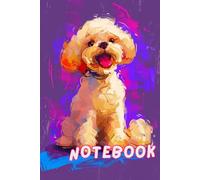 TOY POODLE GRAPH PAPER NOTEBOOK No1: Cute Notebook with Toy Poodle on the Cover. For Your Additional Notes or just Notes. This Journal - is Gift Idea for Dog Owner or for Person who Loves Dogs