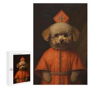 Toy Poodle The Pope Hobby Jigsaw Puzzle for Adults, 1000 PCS, An Enjoyable Family Activity for Time Spent Together, at Home