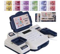 Toy Recorder for Children, Game with Scanner for Learning Mathematics and Shopping, Set with Calculator | for Boys Girls Preschool Age e