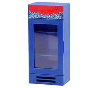 Toy Refrigerator - Beverages Freezer Miniature,Cola Vending Machine Toy Desk Ornament for Daycare Hobbyists Collectors Camping Holidays Travel Indoor Classroom Home Birthday