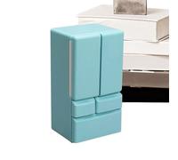 Toy Refrigerator for Home - Mini Fridge 1:12 | Minimize Model Kitchen Cabinet, Game Stage Accessories, Imitation Toys, Creative for Kids, Home Decor 4.45x2.36x1.97 inches