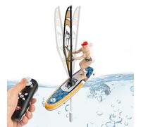 Toy Remote Control Boats Water - 2.4ghz Electric Mini Yacht, Child Watercraft Accessory | Durable Plastices Bath Basin Vessel, Backyard Pond Fishing Simulation Craft, Family Seaside Competition