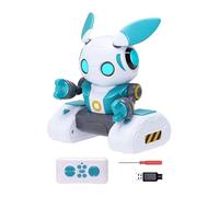 Toy Robots for Boys, Interactive RC Robot, Gesture-Response Sensors, Voice Activated Directional Bipedal Movement, Modern Tech Style, Robotic Pet for Preschool Learning