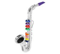 Toy Saxophone - Blue Digital Wind Instrument, 8 Note Polyphonic Sound Chip + LED, ABS Polymer Construction, 350g Lightweight Structural Core | Theatre Theater
