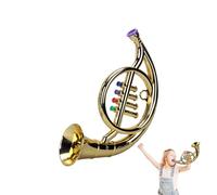 Toy Saxophone | Horn Musical Instrument | Musical Educational Lightweight Beginner Friendly Marching Trombone Band Pretend To Play For Students