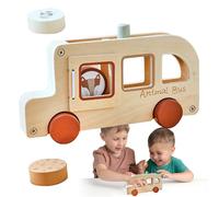 Toy School Bus,Pretend Play Bus | Interactive Portable Educational Game for Boys Creative Play Playtime School Entertainment Girls Learning Home