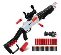 Toy Shotgun Soft Dart Shell Ejecting Pump Action SPS-12 Foam Dart Toy Gun Blaster with Accessories Gift for Boys Outdoor Games