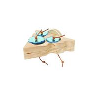 - Toy - Slow Feeder Toy, Visibility Training | Bird Feeding with Bell, Activity Toy, Feed Hideaway for Mental Promotion, Bird Cage Enrichment