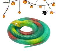 Toy Snake,31.5Inch Simulation Snake - Garden Props to Keep Birds Away, April Fools' Day Pranks and Halloween Decoration